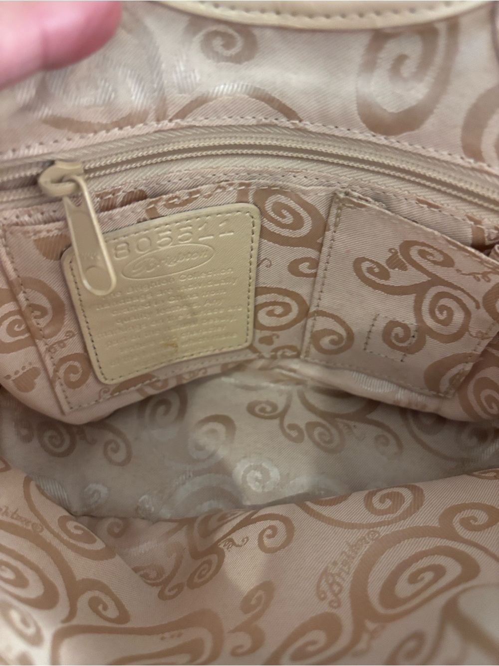 Brighton hearts small satchel with faux crock leather accent - Picture 4 of 4